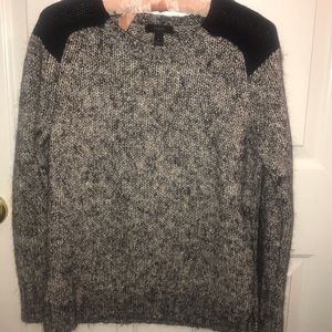Jcrew wool acrylic and mohair crewneck sweater SM